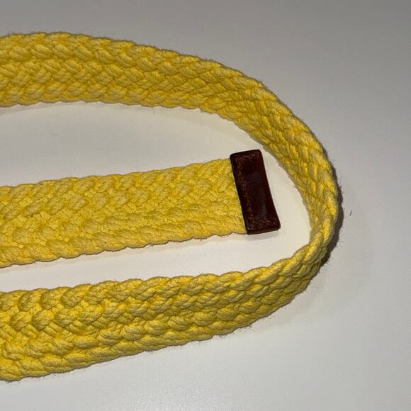Polo Ralph Lauren Men's Braided Cotton Belt -Empire Yellow medium $59 - Picture 3 of 6